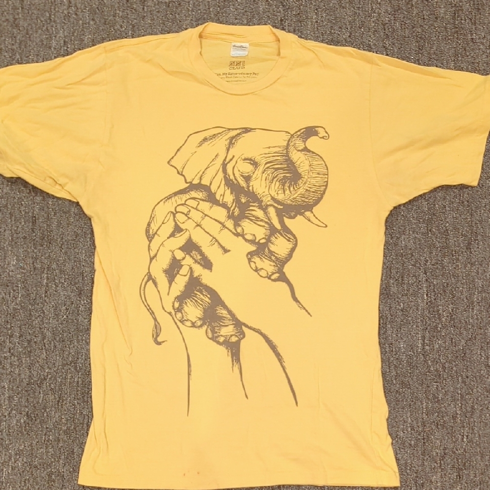 Threadless Golden Elephant Art Tee